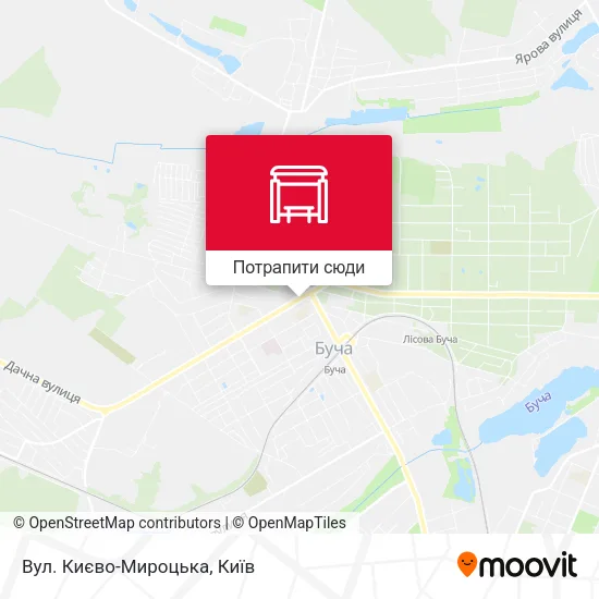 Карта Вул. Києво-Мироцька