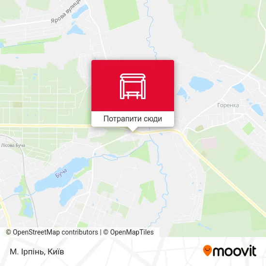 Карта М. Ірпінь