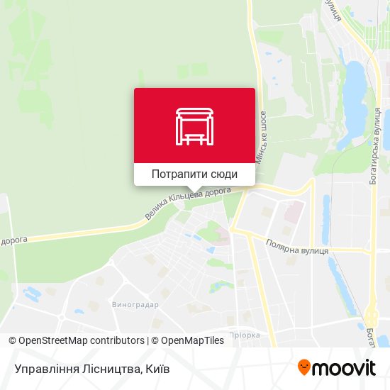 Карта Управління Лісництва