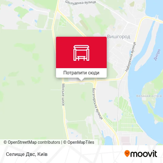 Карта Селище Двс