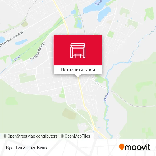Карта Вул. Гагаріна