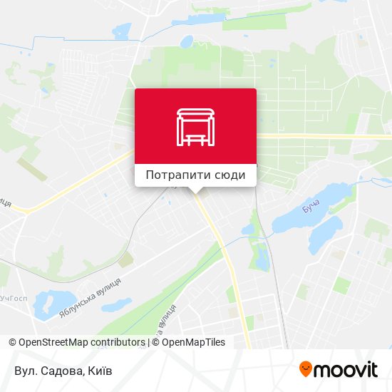 Карта Вул. Садова