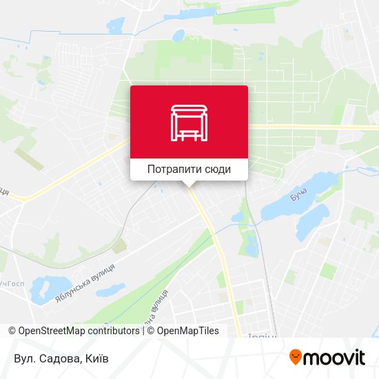 Карта Вул. Садова