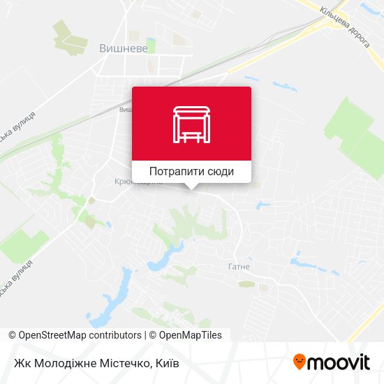 Карта Жк Молодіжне Містечко