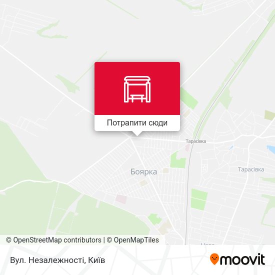 Карта Вул. Незалежності