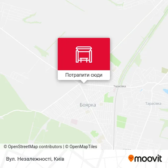 Карта Вул. Незалежності