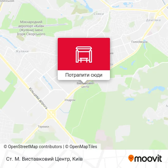 Карта Ст. М. Виставковий Центр