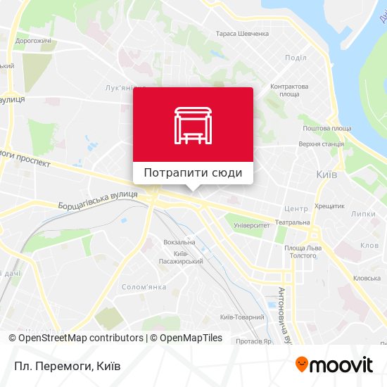 Карта Пл. Перемоги