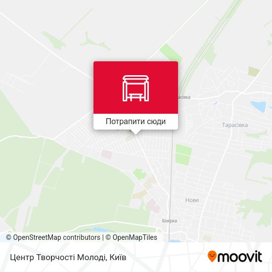 Карта Центр Творчості Молоді