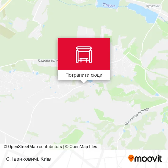 Карта С. Іванковичі