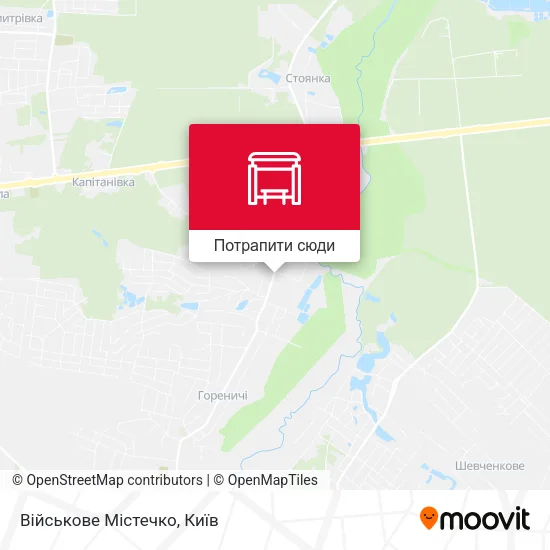 Карта Військове Містечко