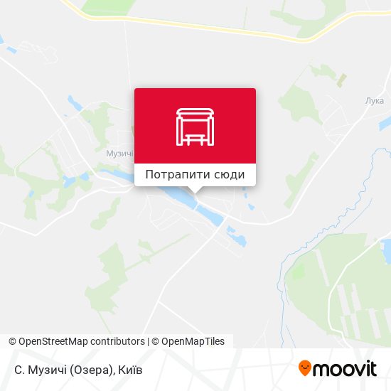 Карта С. Музичі (Озера)