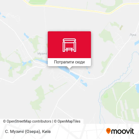 Карта С. Музичі (Озера)