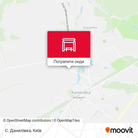 Карта С. Данилівка