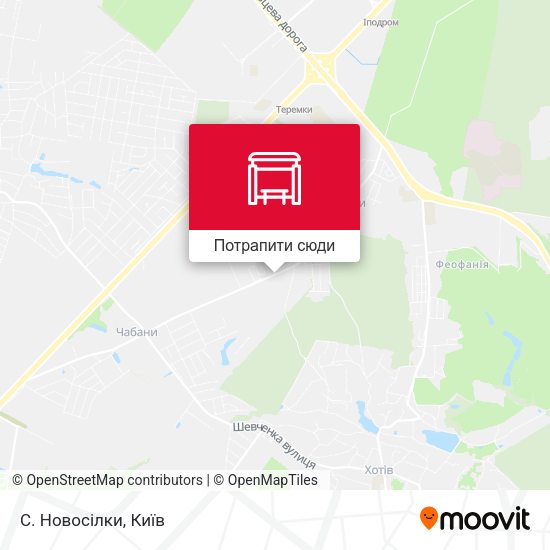 Карта С. Новосілки