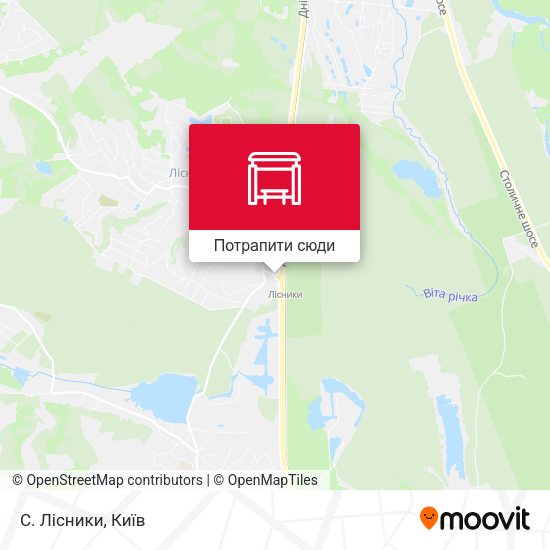 Карта С. Лісники