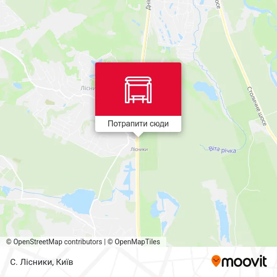 Карта С. Лісники