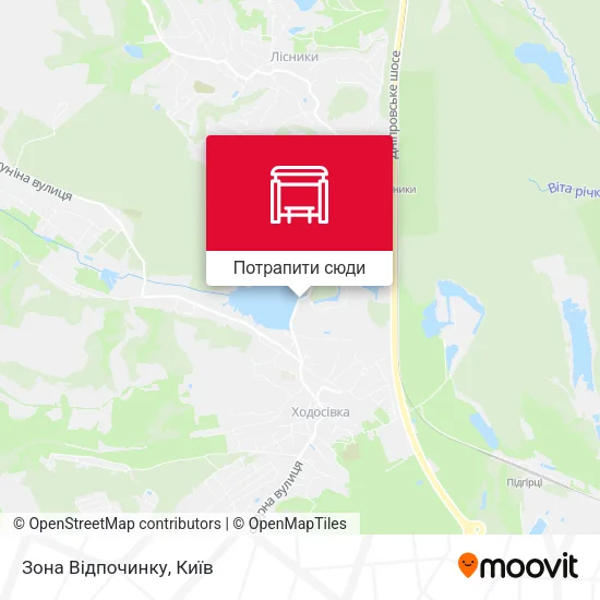 Карта Зона Відпочинку
