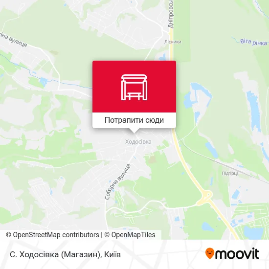 Карта С. Ходосівка (Магазин)