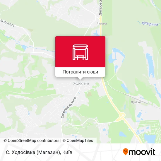 Карта С. Ходосівка (Магазин)