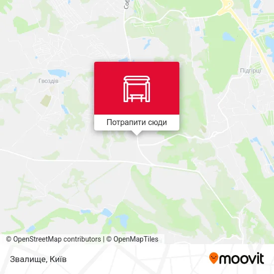 Карта Звалище