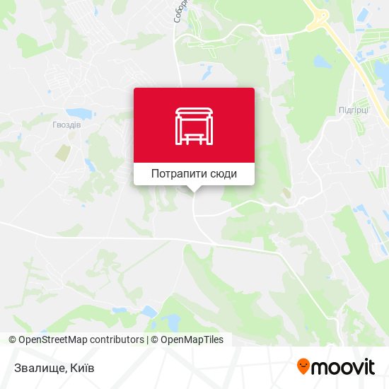 Карта Звалище