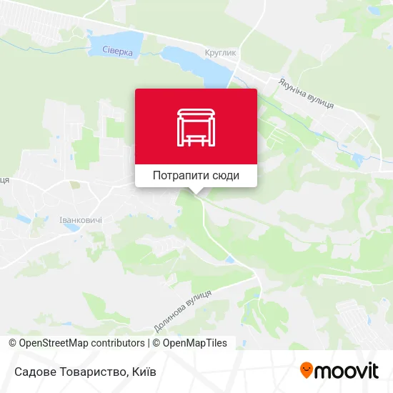 Карта Садове Товариство