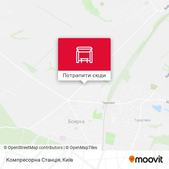Карта Компресорна Станція