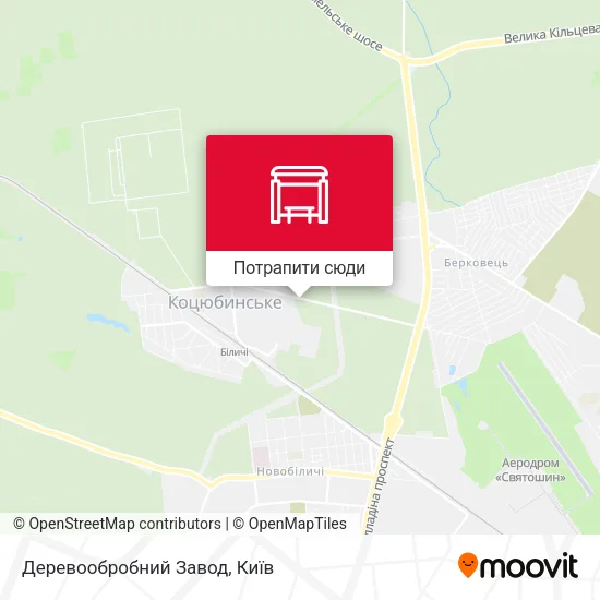 Карта Деревообробний Завод