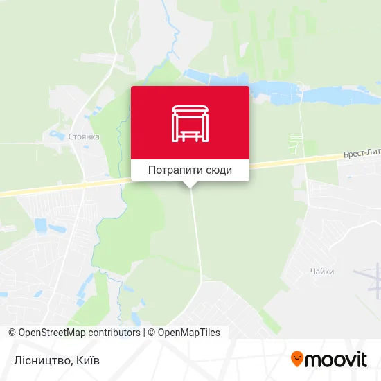 Карта Лісництво