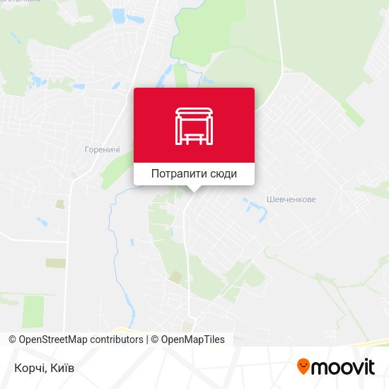 Карта Корчі