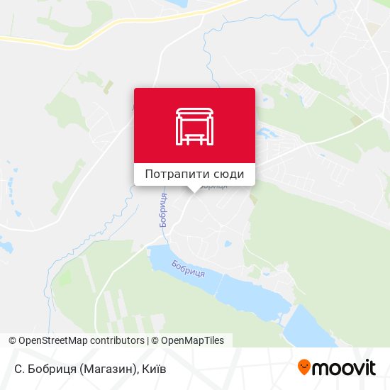 Карта С. Бобриця (Магазин)