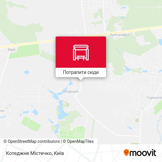 Карта Котеджне Містечко