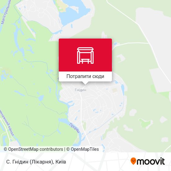 Карта С. Гнідин (Лікарня)