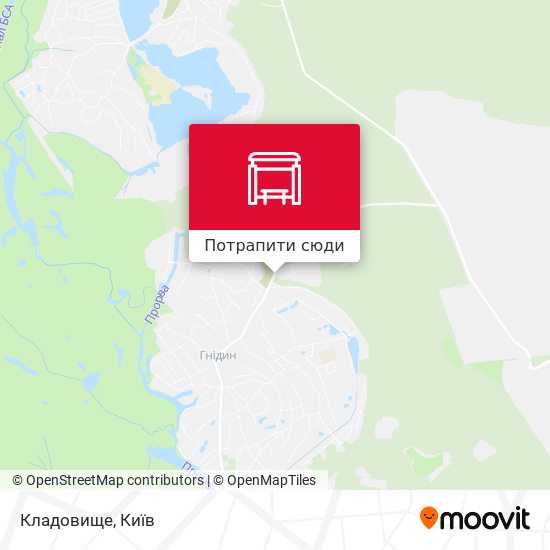 Карта Кладовище