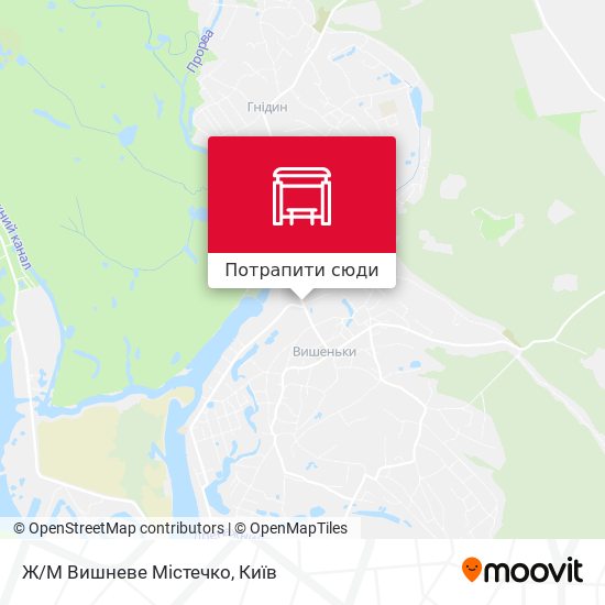 Карта Ж/М Вишневе Містечко