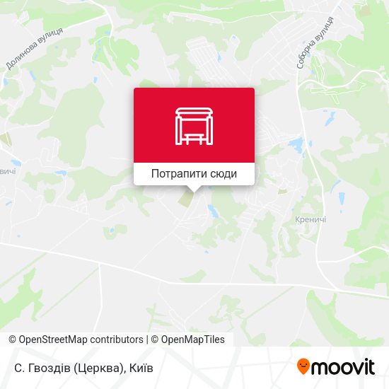 Карта С. Гвоздів (Церква)