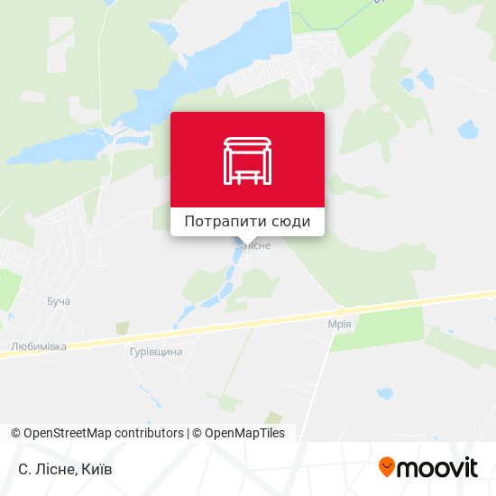 Карта С. Лісне