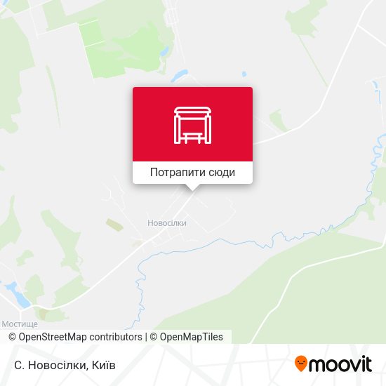 Карта С. Новосілки