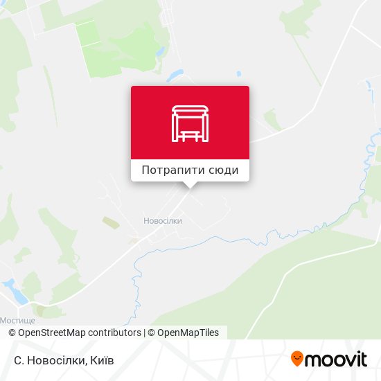 Карта С. Новосілки