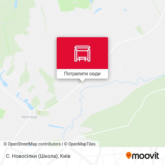 Карта С. Новосілки (Школа)