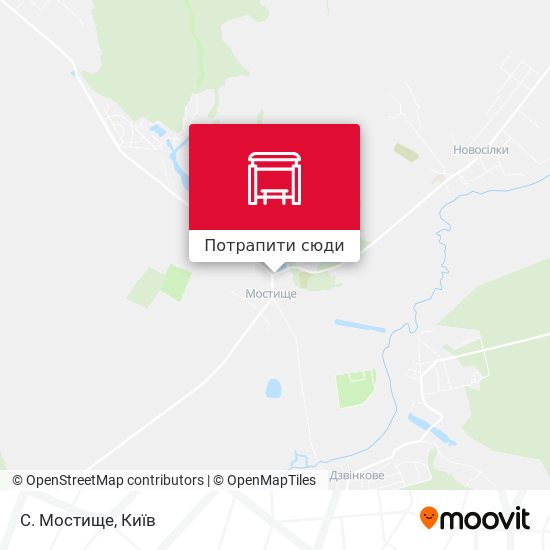 Карта С. Мостище