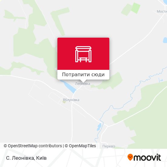 Карта С. Леонівка