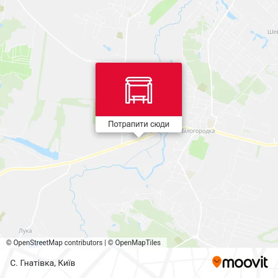 Карта С. Гнатівка