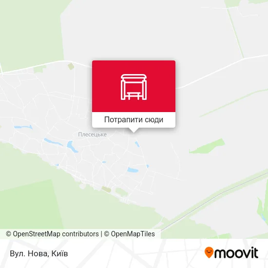 Карта Вул. Нова