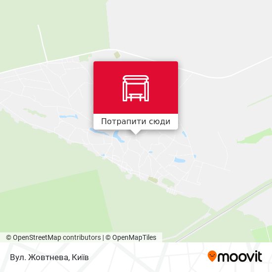 Карта Вул. Жовтнева