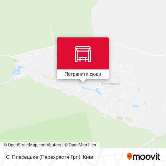 Карта С. Плесецьке (Перехрестя Грп)