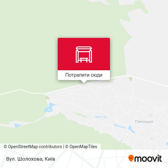 Карта Вул. Шолохова