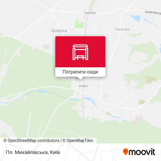 Карта Пл. Михайлівська