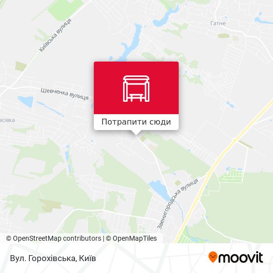 Карта Вул. Горохівська